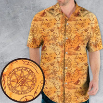 Vintage Adventure Map Indiana Jones Hawaiian Shirt, S-5XL Us Size, Gift For Men - £8.27 GBP+