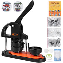 VEVOR Button Maker Machine, 2.28 inch/58mm Pin Maker with 100pcs Button ... - $46.90