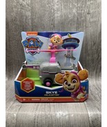 Nickelodeon Paw Patrol Skye&#39;s Helicopter And Figure Spinmaster - £12.48 GBP