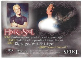 Spike the Complete Story Trading Card Heart &amp; Soul Subset HS5 Inkworks 2005 - £2.35 GBP