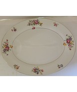 Vtg Theodore Haviland New York Pasadena 16&quot; Oval Serving Meat Platter Ma... - $48.51