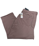 Democracy Jean Capri Womens 24 Lilac Purple Ab Technology High Rise Carg... - $40.56 CAD