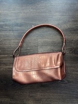 Women&#39;s Maggie Barnes Purse Handbag Faux Crock Rich Pink - $18.69