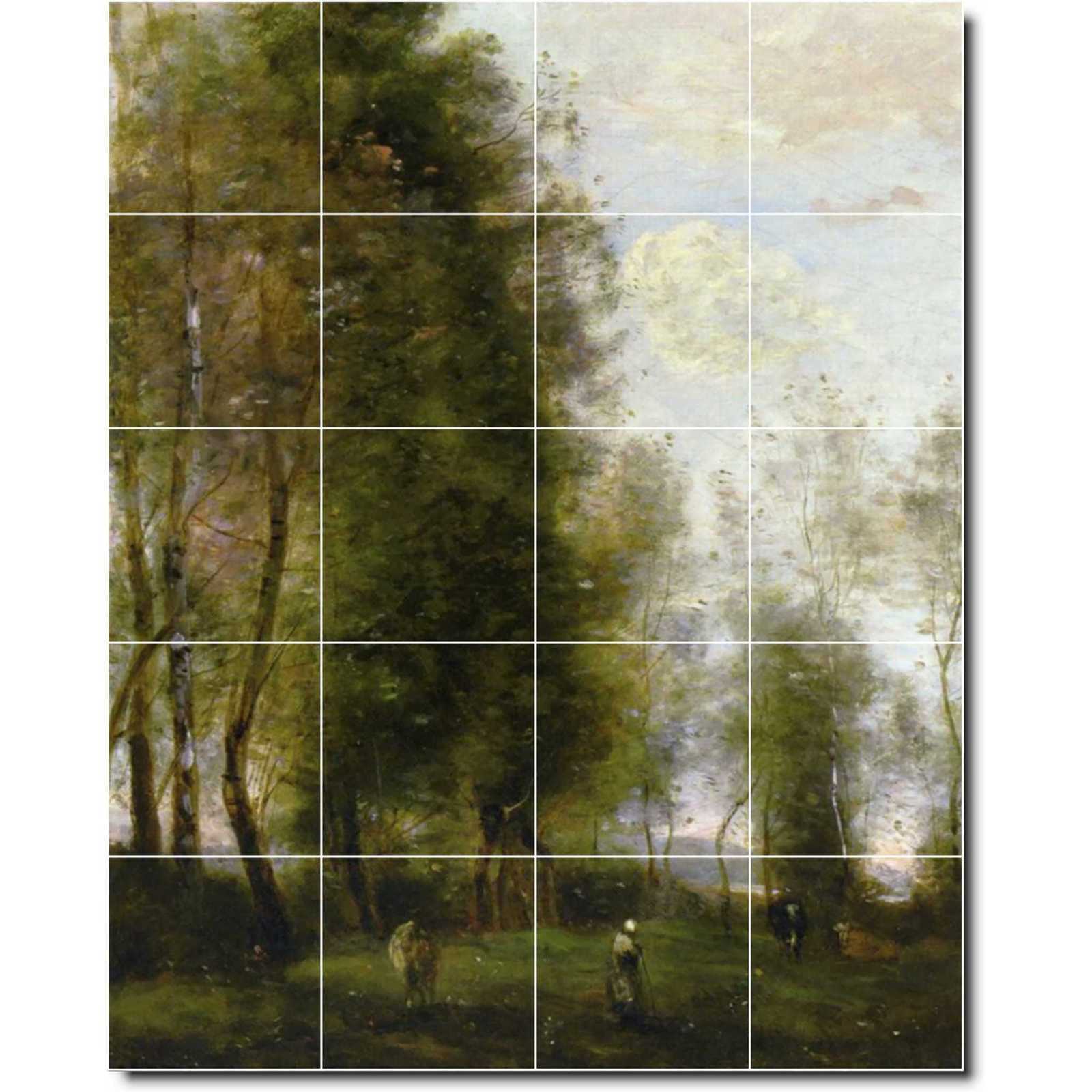 Corot jean a shady resting place aka le dormoir