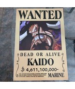 Wanted Dead Or Alive Kaido Marine Anime Poster One Piece Manga Series - £15.15 GBP