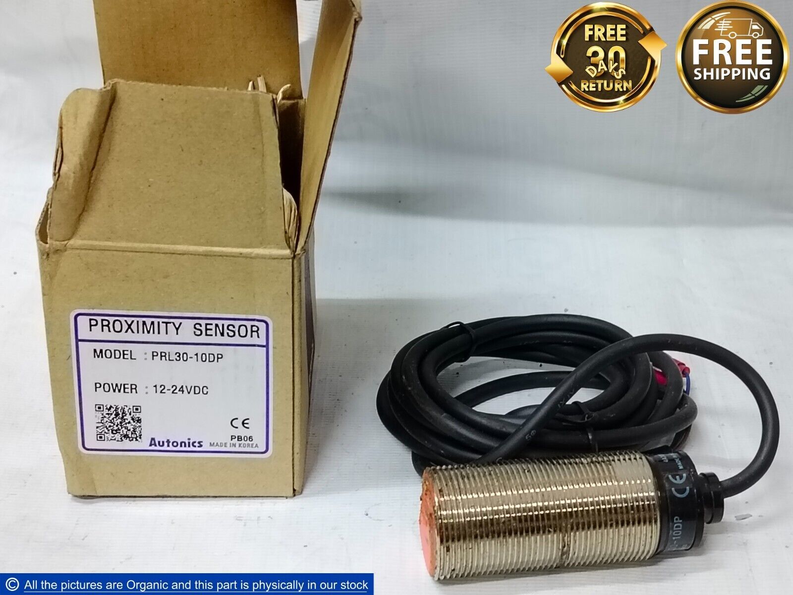 Autonics PRL30-10DP Cylindrical Inductive Proximity Sensor Switch 10mm New - $149.00