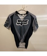 Vintage Fox Racing Barbed Wire Cycling Jersey  Black Men&#39;s club small - $93.66 CAD
