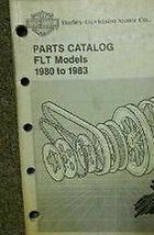 1980 1981 1982 1983 Harley Davidson FLT Models Parts Catalog Manual NEW ... - $121.32
