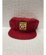 Vtg Funk&#39;s Hybrid Seed Patch Mesh Snap Back Trucker Hat K Products NOS - $24.75