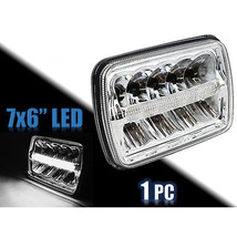 7X6&quot; CHROME LED HID  Light Bulbs Clear Sealed Beam Headlamp Headlight - £35.35 GBP