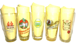 5 VEB German Democratic Republic GDR Rare Multiples East German Beer Glasses - £11.74 GBP