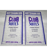 VINTAGE PAIR 10/14/98 ELTON JOHN IN CONCERT VIP (CLUB SUITES) TICKET STU... - $279.30 MXN