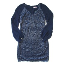 NWT Lilly Pulitzer Carleigh Tunic in True Navy Bamboo Geo Lace Mini Dress 0 - £49.44 GBP