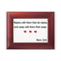  Rejoice With Them Romanss 12:15 Bible Verse Canvas Christian Wa - £56.33 GBP+