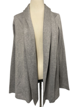 Premise Gray Heather Long Sleeve Shawl Collar Open Cardigan Women&#39;s XL, NWT - £10.99 GBP