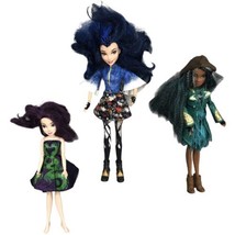 Descendants Doll lot 3 Mal Rive Uma green purple hair Disney Hasbro Isle of Lost - £17.40 GBP