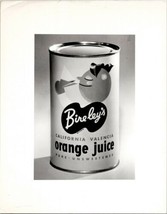 1940s Bireley&#39;s Soda Hollywood CA Orange Head Juice Can Gene Lester Phot... - £15.59 GBP
