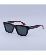 Gucci GG1869S 001 Shiny Black/Green/Red/Grey 53-18-145 Sunglasses New Au... - $304.08