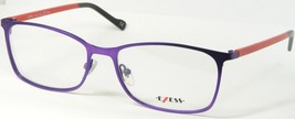 EXESS 8861 D359 Violet Rare Lunettes Monture 54-16-140mm Italie (Notes) - $56.92