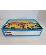VINTAGE OLD DOMINION SCHOOL SUPPLY BOX CARDBOARD SCHOOL BUS  USA 8.25&quot;L  L2 - $4.70