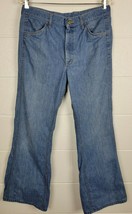 Vintage Lee Cotton Denim Jeans Flare USA 32x30 - £27.26 GBP