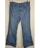 Vintage Lee Cotton Denim Jeans Flare USA 32x30 - £26.06 GBP