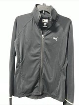 Puma Black Activewear Jacket Zip Front Dry Cell Size M - £18.64 GBP