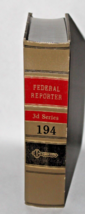 Federal Reporter 3d Series Volume 194 law reference book copyright 2000 - £29.88 GBP