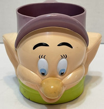 Rare VTG 90s Disney Ringling Bros Barnum and Bailey Dopey Plastic 3D Mug Cup - £22.80 GBP