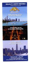 American Trans Air Dallas Ft Worth Timetable 2006 - $11.88