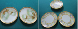 RS PRUSSIA Reinhold Schlegelmi SALAD PLATES 2 HYDRANGEA FLORAL - 5 FLORA... - $29.70+