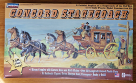 Lindberg #70351 Concord Stagecoach Western Cowboy 1:16 Scale Model Kit S... - $74.25