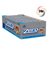 Full Box 24x Bars Zero Caramel Peanut &amp; Almond Nougat White Fudge Candy ... - $48.26