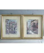 Pair of Vintage Estate Artist Signed Robert Chase Framed Art Prints E799 - $138.93 CAD