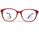 Miraflex Kinder Brille Rahmen CHICK K518 COL 23 Blau Rot Weiß 52-16-125 - $55.74