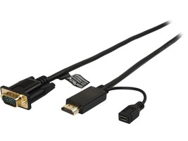 StarTech.com HD2VGAMM10 HDMI to VGA Cable - 10 ft / 3m - 1080p - 1920 x 1200 - A - £68.51 GBP