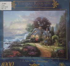 Thomas Kinkade 1500 Piece Puzzle “A New Day Dawning” - $37.39