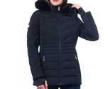 Michael Kors women&#39;s chevron faux fur hooded coat size S - $114.84