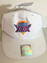 Super Bowl XXIX Football cap hat White Snapback H2 - £14.53 GBP