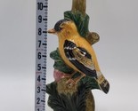 1970 Garnier Goldfinch Decanter Made in Italy Yellow State Bird Watching... - $24.18