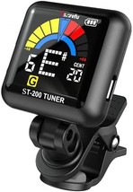 Ssllretu Guitar Tuner Rechargeable Clip On For Guitar Bass Ukulele Violin - £26.68 GBP