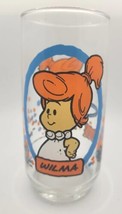 The Flintstone Kids 1986 Wilma Glass Pizza Hut Vtg Flintstones Hanna-Barbera W3 - £13.54 GBP