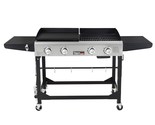 Portable Propane Gas Grill And Griddle Combo With Side Table | 4-Burner,... - £326.52 GBP