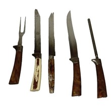 Warwick Cutlery Knife Sharpener Bakelite Handles Sheffield England Lot of 5 - £43.25 GBP