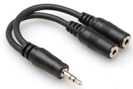 Hosa - YMM-232 - Stereo Mini 3.5mm Male to 2 Stereo Mini 3.5mm Female Y-Cable - $10.95