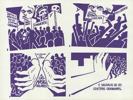 Black Cat Collective Liberation Of Puerto Rico Panel 2 (Purple), 1989 - £197.84 GBP