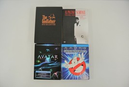 Godfather Scarface Avatar Ghostbusters Lot of 4 DVD &amp; Blu-ray Sets Movies - £23.06 GBP