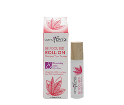 Cannafloria Aromatherapy Be Focused Pure Essential Oil Roll-On, .33oz