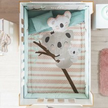 SWEET TRAXY KOALA BABY GIRLS CRIB BEDDING SET NURSERY 3 PCS BABY SHOWER ... - $97.95