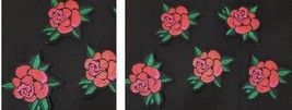 8pc/set, Iron on Halloween patches, Sequin Rose Flower patches  - £8.67 GBP